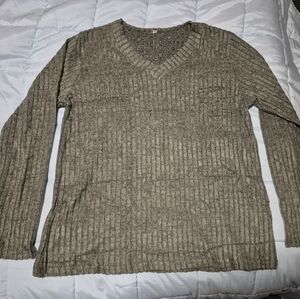 Womens Green Longsleeve Shirt